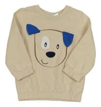 Béžová mikina s psíkom Ergee