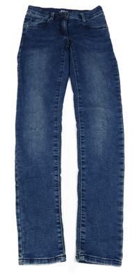 Modré teplákové slim rifle S. Oliver 