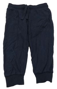 Tmavomodré tepláky H&M