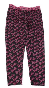 Čierno-ružové legíny s Barbie George