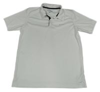 Biele polo tenisové tričko s logom Tecnopto