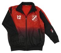 Červeno-čierna prepínaci športová mikina Foss Four