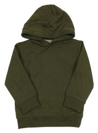 Olivová mikina s kapucňou Urban
