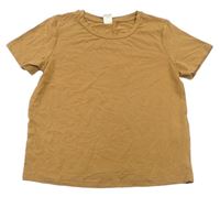 Hnedé tričko SHEIN