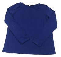 Tmavomodré tričko H&M