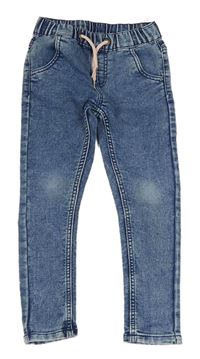 Modré šisované teplákové rifle Kiki&Koko