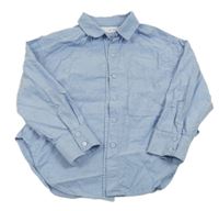 Modrá melírovaná halenka ZARA