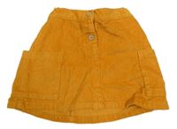 Pomerančová cargo menšestrová sukňa DU PareiL