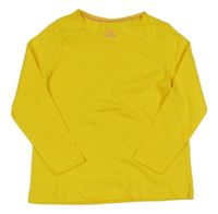 Tmavožlté tričko lupilu