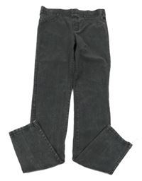 Tmavosivé džegíny H&M