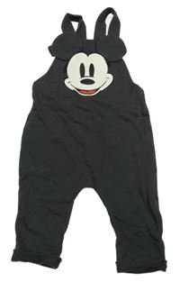 Černošedé laclové tepláky s Mickey H&M