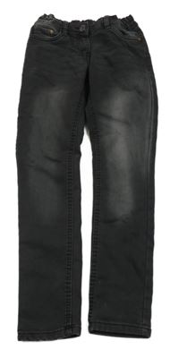 Čiernošedé skinny teplákové rifle YIGGA