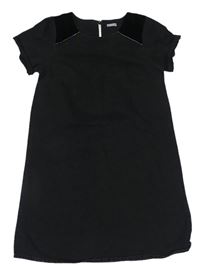 Čierne rifľové šaty Next