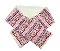 Smotanová šál so vzorom a srdiečkami