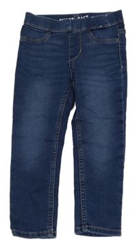 Modré teplákové džegíny H&M