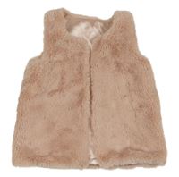Ružová kožušinová podšitá vesta Matalan