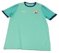 Tyrkysové sportovní tričko s potiskem Jako