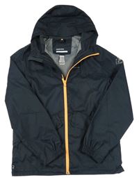 Černá šusťáková jarní funkční bunda s kapucí Quechua