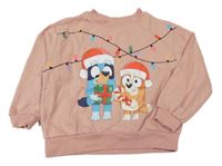 Staroružová mikina s Bluey a Bingem H&M
