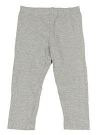 Sivé melírované crop legíny H&M