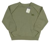 Nové - khaki mikina s dinem Primark