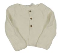 Smetanový propínací svetr Primark