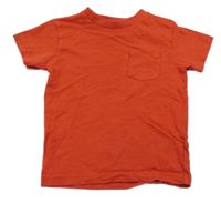 Červené tričko s vreckom Next