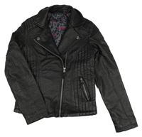 Černý koženkový křivák Y.F.K.