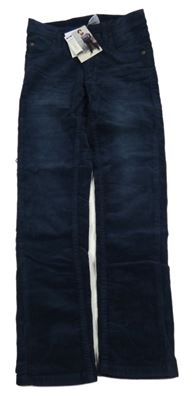 Nové - tmavomodré manšestráky Pocopiano