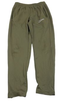 Khaki športové funkčné tepláky s logom Nike