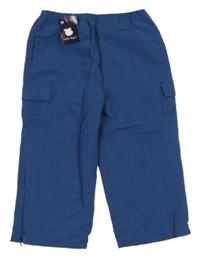 Nové - tmavomodré šušťákové podšité nohavice Early Days