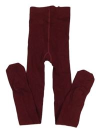 Vínové pančuchy H&M