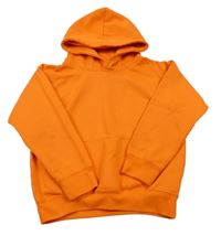 Neónově oranžová mikina s kapucňou
