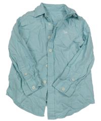 Svetlomodrá košeľa s výšivkou dunnes