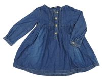 Modré ľahké rifľové šaty George