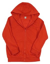 Červená prepínaci mikina s kapucňou Tu