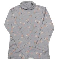 Lila rolák s kvety s listami