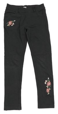 Antracitové tregíny s kvetmi Dopodopo