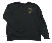 Černo-zlatá mikina s nápisy George