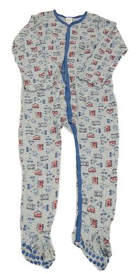 Šedý overal s auty Pusblu