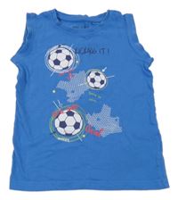 Modré tílko s míči Blue Seven 
