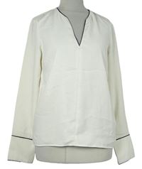 Dámská smetanová halenka s proužky H&M