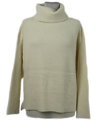 Dámský smetanový žebrovaný svetrový rolák Tom Tailor 