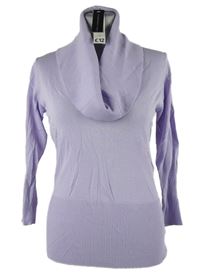 Nové - Dámský lila lehký svetr s komínovým límcem Florence+Fred 