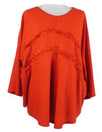 Dámska červená blúzka s strapcemi Very