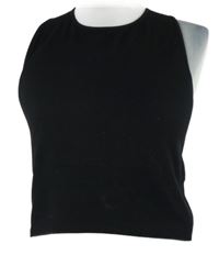 Dámský černý sportovní crop top H&M