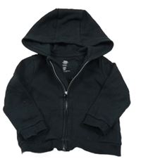 Černá propínací mikina s kapucí F&F