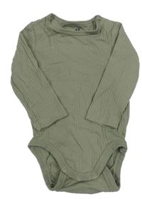 Khaki žebrované body H&M