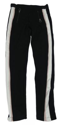 Čierno-ružovo-biele tepláky Zara