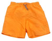 Neónově oranžové plážové kraťasy F&F